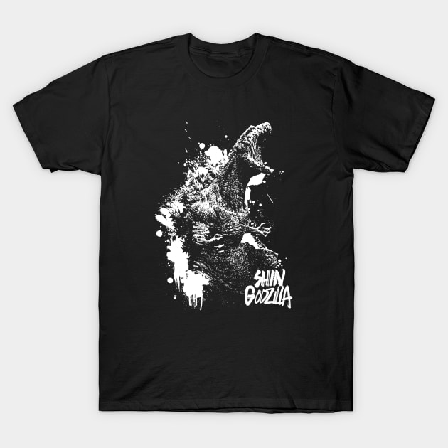 SHIN GODZILLA SPLATTER Robzilla Sci Fi T Shirt TeePublic